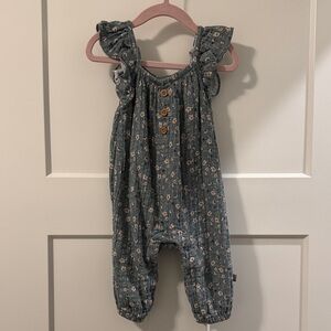 Floral Print Baby Romper